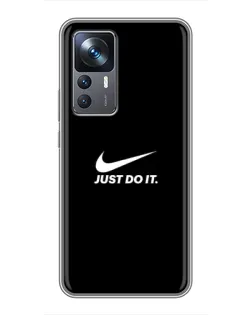 Чехол для Xiaomi 12T Pro с картинкой «Минимализм от Nike» Чехол для Xiaomi 12T Pro с картинкой «Минимализм от Nike»