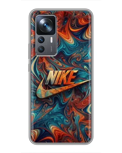 Чехол для Xiaomi 12T Pro с картинкой «Nike в абстракции»