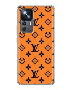 Чехол для Xiaomi 12T Pro с картинкой «Оранжевый стиль LV»