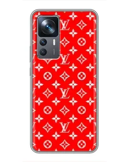 Чехол для Xiaomi 12T Pro с картинкой «Яркий паттерн LV»