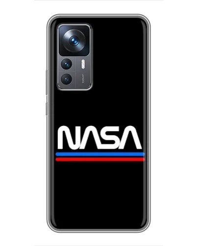Чехол для Xiaomi 12T Pro с картинкой «NASA — классика Red Blue» Чехол для Xiaomi 12T Pro с картинкой «NASA — классика Red Blue»