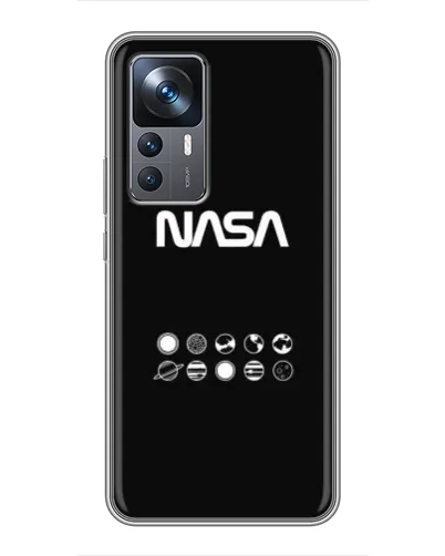 Чехол для Xiaomi 12T Pro с картинкой «NASA — технический принт» Чехол для Xiaomi 12T Pro с картинкой «NASA — технический принт»
