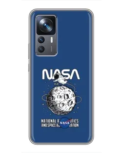 Чехол для Xiaomi 12T Pro с картинкой «NASA — лунная миссия» Чехол для Xiaomi 12T Pro с картинкой «NASA — лунная миссия»