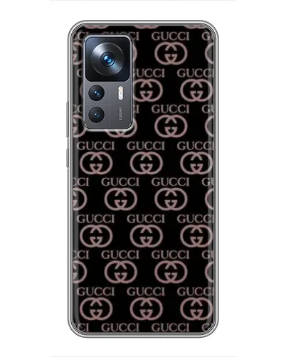 Чехол для Xiaomi 12T Pro с картинкой «Классическая монограмма Gucci»