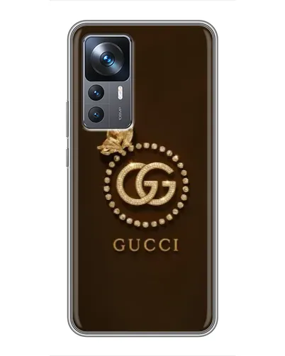 Чехол для Xiaomi 12T Pro с картинкой «Gucci — золотая бабочка»