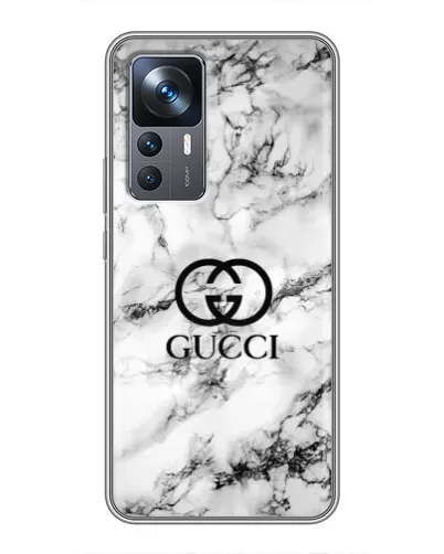 Чехол для Xiaomi 12T Pro с картинкой «Gucci — мраморный шик»