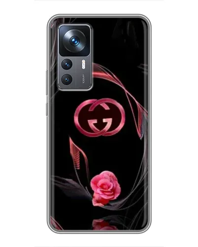 Чехол для Xiaomi 12T Pro с картинкой «Gucci — неоновая роза»
