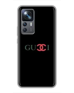 Чохол для Xiaomi 12T Pro з картинкою «Gucci — червоний градієнт»