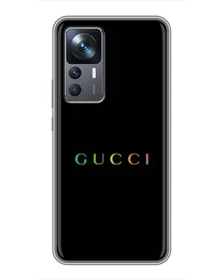 Чохол для Xiaomi 12T Pro з картинкою «Gucci — неоновий мінімалізм»