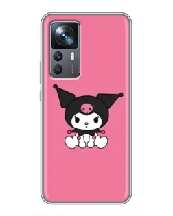 Чехол для Xiaomi 12T Pro с картинкой «Хмурая Kuromi»