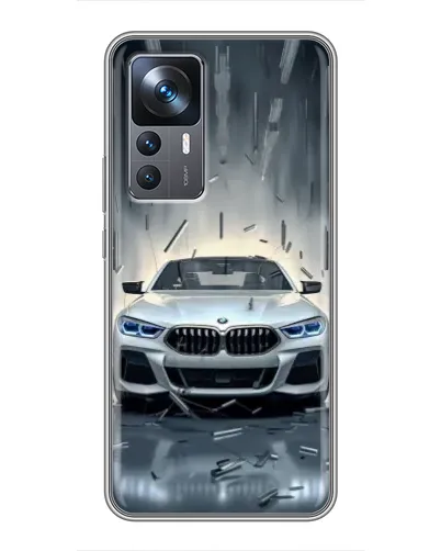 Чехол для Xiaomi 12T Pro с картинкой «BMW в свете фар»