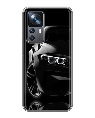 Чехол для Xiaomi 12T Pro с картинкой «Черная BMW — профиль» Чехол для Xiaomi 12T Pro с картинкой «Черная BMW — профиль»