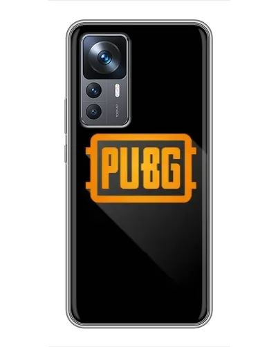 Чехол для Xiaomi 12T Pro с картинкой «PUBG — рамка лого»