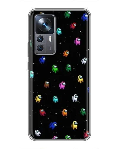 Чехол для Xiaomi 12T Pro с картинкой «Экипаж Among Us»