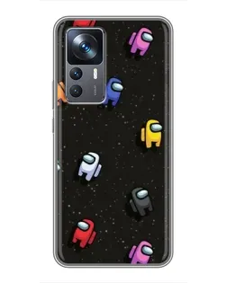Чехол для Xiaomi 12T Pro с картинкой «Космический паттерн Among Us» Чехол для Xiaomi 12T Pro с картинкой «Космический паттерн Among Us»