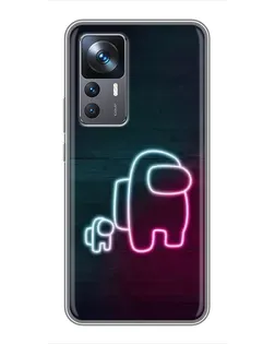 Чехол для Xiaomi 12T Pro с картинкой «Among Us неон-арт» Чехол для Xiaomi 12T Pro с картинкой «Among Us неон-арт»