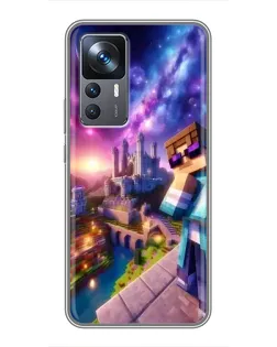 Чохол для Xiaomi 12T Pro з картинкою «Стів та космос» Чохол для Xiaomi 12T Pro з картинкою «Стів та космос»