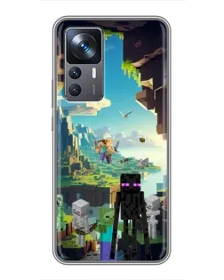 Чохол для Xiaomi 12T Pro з картинкою «Ендермен у лісі» Чохол для Xiaomi 12T Pro з картинкою «Ендермен у лісі»