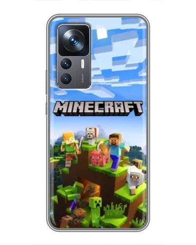 Чехол для Xiaomi 12T Pro с картинкой «Minecraft классический мир» Чехол для Xiaomi 12T Pro с картинкой «Minecraft классический мир»