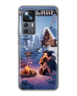 Чохол для Xiaomi 12T Pro з картинкою «Зимовий Minecraft» Чохол для Xiaomi 12T Pro з картинкою «Зимовий Minecraft»