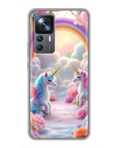 Чехол для Xiaomi 12T Pro с картинкой «Радуга и единороги» Чехол для Xiaomi 12T Pro с картинкой «Радуга и единороги»