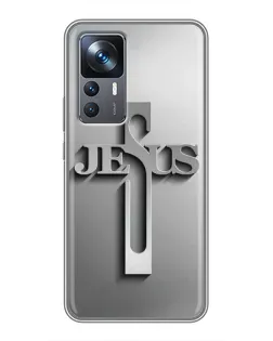 Чехол для Xiaomi 12T Pro с картинкой «Металлический крест Jesus» Чехол для Xiaomi 12T Pro с картинкой «Металлический крест Jesus»
