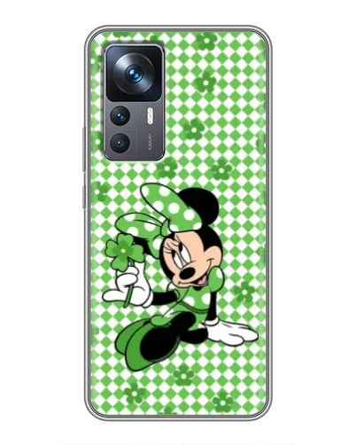 Чехол для Xiaomi 12T Pro с картинкой «Mickey в клетку»