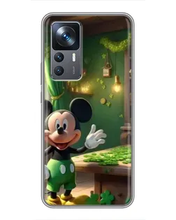 Чехол для Xiaomi 12T Pro с картинкой «Микки в мастерской»