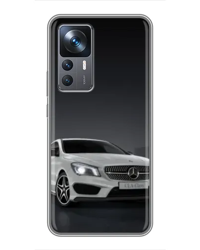 Чехол для Xiaomi 12T Pro с картинкой «Mercedes AMG GT Silver»