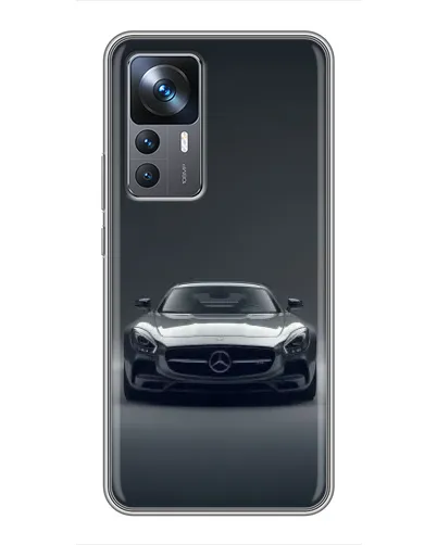 Чехол для Xiaomi 12T Pro с картинкой «Mercedes на черном»