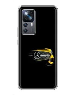 Чехол для Xiaomi 12T Pro с картинкой «Mercedes — ретро стиль»