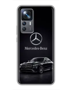 Чехол для Xiaomi 12T Pro с картинкой «Mercedes — решетка радиатора»