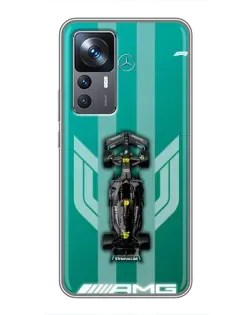 Чехол для Xiaomi 12T Pro с картинкой «Mercedes AMG Petronas»