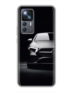 Чехол для Xiaomi 12T Pro с картинкой «Свет фар Mercedes»
