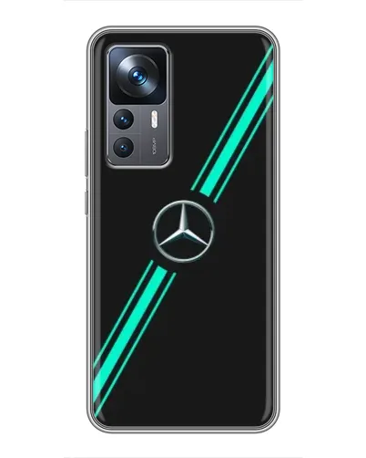 Чехол для Xiaomi 12T Pro с картинкой «Спортивные линии Mercedes» Чехол для Xiaomi 12T Pro с картинкой «Спортивные линии Mercedes»