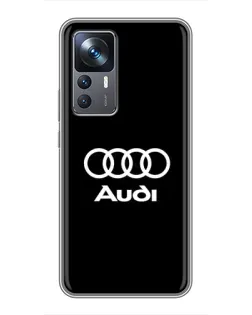 Чехол для Xiaomi 12T Pro с картинкой «Классическое лого Audi»