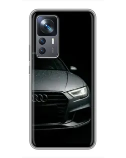 Чехол для Xiaomi 12T Pro с картинкой «Audi — детализация кузова»