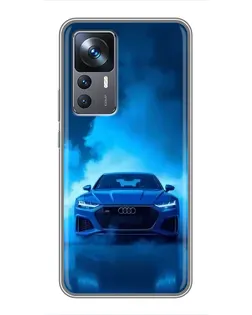 Чехол для Xiaomi 12T Pro с картинкой «Audi — голубая энергия»