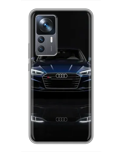 Чехол для Xiaomi 12T Pro с картинкой «Audi — ночное отражение» Чехол для Xiaomi 12T Pro с картинкой «Audi — ночное отражение»