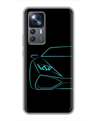 Чехол для Xiaomi 12T Pro с картинкой «Голубой силуэт Lamborghini» Чехол для Xiaomi 12T Pro с картинкой «Голубой силуэт Lamborghini»