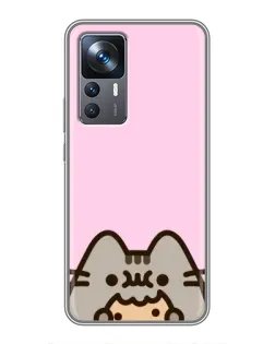 Чохол для Xiaomi 12T Pro з картинкою «Pusheen та печиво» Чохол для Xiaomi 12T Pro з картинкою «Pusheen та печиво»