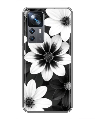 Чехол для Xiaomi 12T Pro с картинкой «Монохромные астры» Чехол для Xiaomi 12T Pro с картинкой «Монохромные астры»