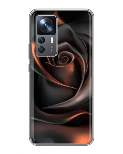 Чехол для Xiaomi 12T Pro с картинкой «Шелковая черная роза» Чехол для Xiaomi 12T Pro с картинкой «Шелковая черная роза»
