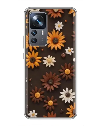 Чехол для Xiaomi 12T Pro с картинкой «Узор из маленьких подсолнухов» Чехол для Xiaomi 12T Pro с картинкой «Узор из маленьких подсолнухов»