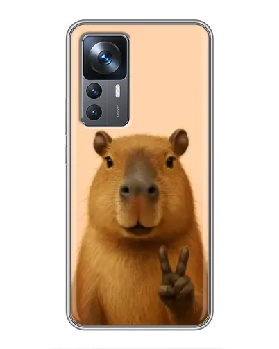 Чехол для Xiaomi 12T Pro с картинкой «Капибара виктория» Чехол для Xiaomi 12T Pro с картинкой «Капибара виктория»