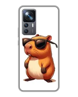 Чохол для Xiaomi 12T Pro з картинкою «Капібара в окулярах»