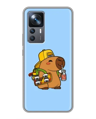 Чехол для Xiaomi 12T Pro с картинкой «Капибара на скейте» Чехол для Xiaomi 12T Pro с картинкой «Капибара на скейте»
