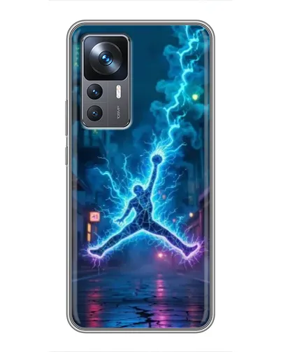 Чехол для Xiaomi 12T с картинкой «Jordan Gold Jumpman»