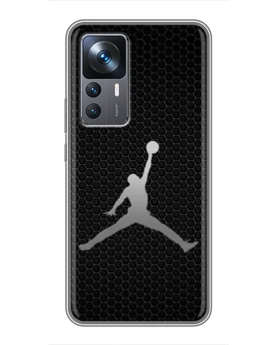 Чехол для Xiaomi 12T с картинкой «Jordan Dark Carbon»