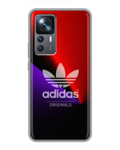 Чехол для Xiaomi 12T с картинкой «Adidas Red Neon»